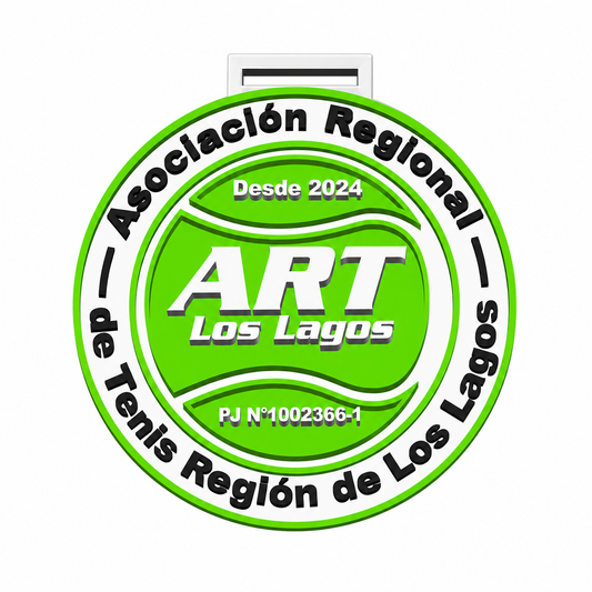 Medalla 3D Personalizada 4 Colores