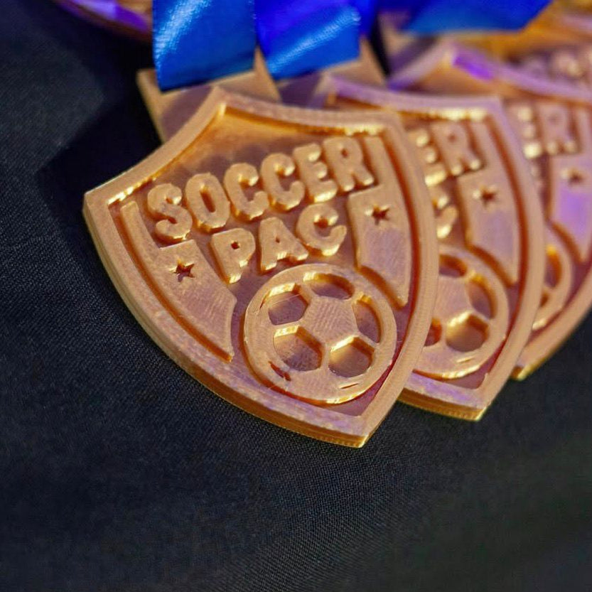 Pack más de 100 medallas 3D personalizadas para eventos grandes Chile